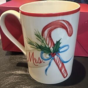 Lenox Holiday Mr & Mrs Mugs - New In Box